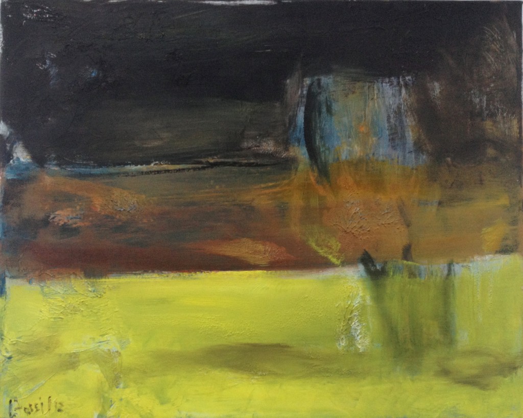 Yellow Memories, Oil on Linen, 40 x 52 cm, 2012 SOLD